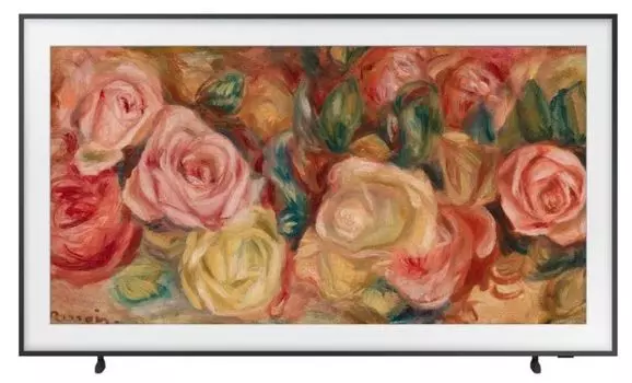 Телевизор Samsung QE75LS03DAUXRU QLED 75" The Frame черный 4K Ultra HD 120Hz DVB-T2 DVB-C DVB-S2 USB WiFi Smart TV