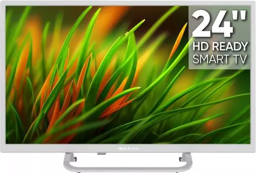 Телевизор TopDevice TDTV24BS02H_WE white, HD, Smart TV, DVB-T2/C/S2, 3*HDMI, 2*USB
