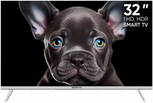Телевизор TopDevice TDTV32CS08F_WE 32"/FHD/VA/Smart SBER/Голосовой пульт/1-8 Гб/BT/60Гц/белый