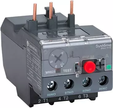 Тепловое реле перегрузки Systeme Electric MRE2518 MRE F25 12-18A КЛАСС 10A (LRE21)