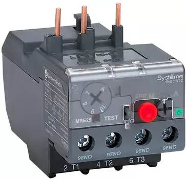 Тепловое реле перегрузки Systeme Electric MRE256 MRE F25 4.0-6A КЛАСС 10A (LRE10)