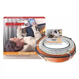 Теплый пол Rexant Standard RND -80-1200 51-0518-3 1200Вт/80м/ S обогрева, м2: 7,5-10,0 (двух жильный)