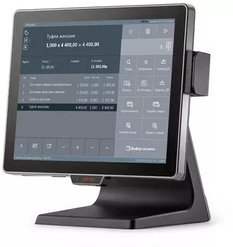 Терминал АТОЛ JAZZ 15 Pro v2 Атол 59609 сенсорный (15" P-CAP, Intel Celeron J6412, SSD 128 GB, 8GB DDR4), без MSR, Windows 10 IoT