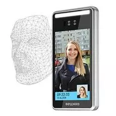 Терминал Beward TFR80-210 8", две 2 Мп КМОП 1/2.8", 0.01лк, H.265/Н.264/MJPEG, 1920x1080/25 к/с, 12 В, двухфакторная идентификация, подсветка