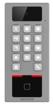 Терминал доступа HIKVISION DS-K1T502DBWX-C с 2Мп камерой, встроенные считыватели Mifare, Felica, DESfire и модуль Bluetooth