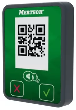 Терминал оплаты Mertech 2132 СБП Mini с NFC серый/зеленый