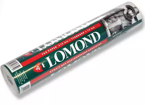 Термобумага Lomond 0104002 для факса, 216x30x12, 55г/м2. Грузить кратно коробкам 35.