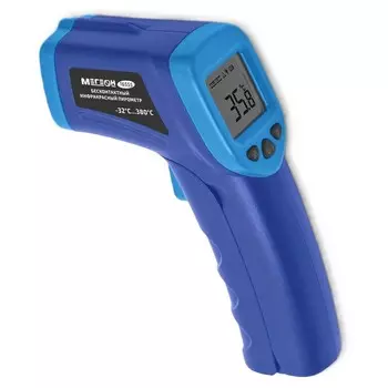 Термометр МЕГЕОН 16555 бесконтактный инфракрасный (пирометр)