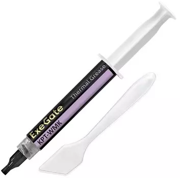 Термопаста Exegate KPT-WMK EX293378RUS (0,8 Вт/(м•К), 5г, шприц с лопаткой)