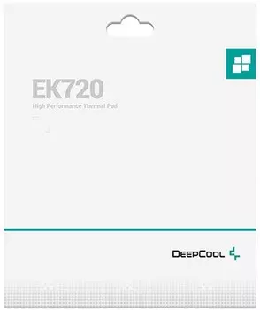 Термопрокладка Deepcool EK720-XL-1.5 gray, 120x120x1,5mm, 0.8 ·cm/W, 6.0 W/m·K, Box
