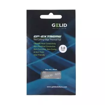 Термопрокладка GELID GP-Extreme Thermal Pad TP-GP01-E размер 80x40 мм, толщина 3.0 мм, 12 Вт/мK