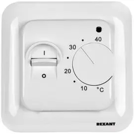 Терморегулятор Rexant R70XT 51-0531 механический с датчиком температуры пола, 3500 Вт, белый
