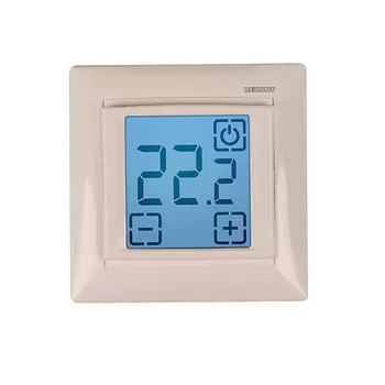 Терморегулятор Rexant RX-419B 51-0584 сенсорный, белый, совместим с Legrand серии Valena
