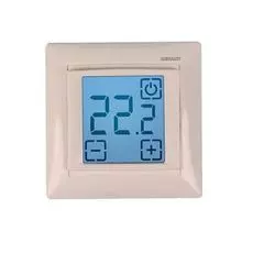 Терморегулятор Rexant RX-419B 51-0585 сенсорный, бежевый. совместим с Legrand серии Valena