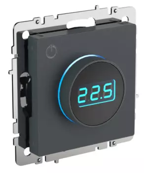 Термостат электронный IEK BR-RT11-K35 BRITE с индикацией ТС10-1-БрМ Маренго