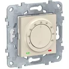 Термостат Schneider Electric NU550344 UnicaNew, беж, теплого пола, 10А, выносной термодатчик