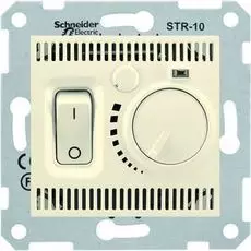 Термостат Schneider Electric SDN6000147 Sedna комнатный 10А, 230 В (бежевый)