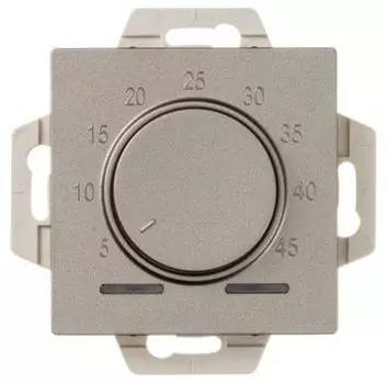 Термостат Systeme Electric ATN000535 AtlasDesign электронный для теплого пола с датчиком, 10A, механизм, Шампань