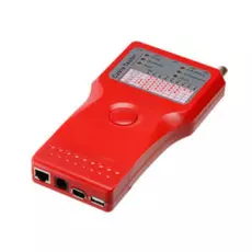 Тестер Cabeus CT-SLT-5-1 для витой пары, коаксиала, телефона, USB, 1394 (батарея в комплекте, светодиод состояния)