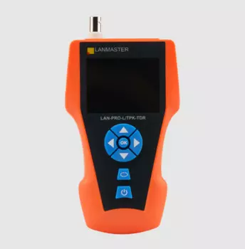 Коннектор Lanmaster LAN-PRO-L/TPK-TDR Кабельный тестер с измерением длины, трассировкой кабельных линий и определением POE, с функцией рефлектометра