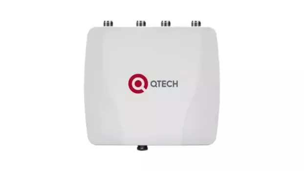 Точка доступа QTECH QWO-65-VC (IP67) 2*10/100/1000BaseT, 2.4GHz(300Mbps)+5GHz(900Mbps)+5GHz(900Mbps), SSID: 24 (по 8 на радиомодуль), N-MAle, 802.11 a