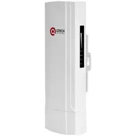 Точка доступа QTECH QWO-830-CPE внешняя, 2,4 ГГц WiFi, 2x10/100BaseT, 300 Мбит/с, направленная антенна 14dBi, диапазон частот: 2.412 – 2.472 ГГц, 802.