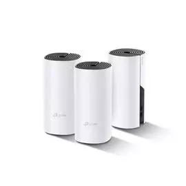 Точка доступа TP-LINK Deco P9(3-Pack) HomePlug AV, BT 4.2, 2 гигабитных порта, бесшовный роуминг, Ethernet+PLC+WiFi, HomeCare (родительский контроль,