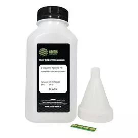 Тонер Cactus CS-RK-TK1120 черный флакон 95гр. (в компл.:чип) для принтера Kyocera FS-1025/1060/1125