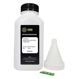 Тонер Cactus CS-RK-TN2375 черный флакон 140гр. (в компл.:флажок) Brother DCP L2500/L2520/L2540/L2560