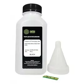 Тонер Cactus CS-RK-W1103A черный флакон 80гр. (в компл.:чип) для принтера HP Neverstop Laser 1000/1200