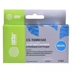 Тонер Cactus CS-T6M03AE голубой (10мл) для HP OJP 6950/6960/6970 (№903XL)