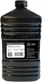 Тонер Cactus CS-TBRCHUBK-500 черный флакон 500гр. для принтера Brother Color Universal TN-230/241/213/217/320/421