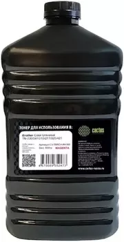 Тонер Cactus CS-TBRCHUM-500 пурпурный флакон 500гр. для принтера Brother Color Universal TN-230/241/213/217/320/421