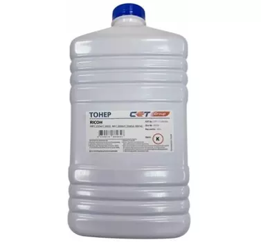 Тонер CET CET111127K-500 KR1K 841925/842311 для RICOH MPC2504/C2003, IM C2000/C2500A Black, 500г/бут, (унив.)