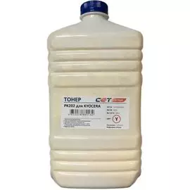 Тонер CET OSP0202Y-500 PK202 желтый бутылка 500гр. для принтера Kyocera FS-2126MFP/2626MFP/C8525MFP