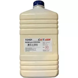 Тонер CET OSP0206Y-500 PK206 желтый бутылка 500гр. для принтера Kyocera Ecosys M6030cdn/6035cidn/6530cdn/P6035cdn