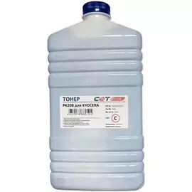 Тонер CET OSP0208C-500 PK208 голубой бутылка 500гр. для принтера Kyocera Ecosys M5521cdn/M5526cdw/P5021cdn/P5026cdn