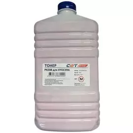 Тонер CET OSP0208M-500 PK208 пурпурный бутылка 500гр. для принтера Kyocera Ecosys M5521cdn/M5526cdw/