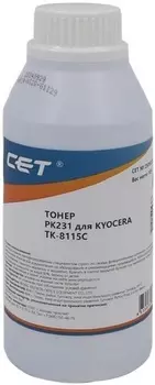 Тонер CET OSP0231C-105 для KYOCERA ECOSYS M8124cidn/8130cidn Cyan (PK231) 105г/бут, (унив.) (TK-8115C) Japan