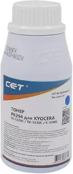Тонер CET OSP0294K-50 PK294 черный бутылка 50гр. для принтера KYOCERA ECOSYS M5521cdn/M5526cdw/M6630cidn/P5021cdn/P5026cdn/P6230cdn