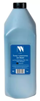 Тонер+девелопер NVP NV-XR7425-TYPE1-1kgBk для Xerox WorkCenter 7425, 7525, 7220, 7830 Type1 (1кг) Black. WC 7425, 7428, 7435; WC 7220, 7225; WC 7525,