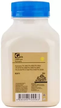 Тонер GalaPrint GP_TNR_U_K411_Y_50_P GP-TK-540/550/560/570/580/590/895/5140/5150/5160/5220/5230/5240/5270/5280/5290/8115 для принтеров Kyocera Mita FS