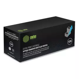 Тонер-картридж Cactus CS-Q2612X-MPS черный (3000стр.) для HP LJ 1010/1012/1015/1018/1020
