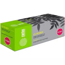 Тонер-картридж Cactus CS-TK580Y желтый для Kyocera FS-C5150DN (2800стр.)