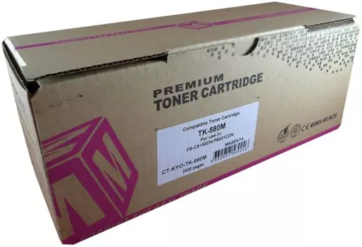Тонер-картридж ELP CT-KYO-TK-580M для Kyocera FS-C5150DN/P6021CDN TK-580M magenta 2.8K