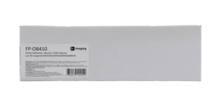 Тонер-картридж Fplus FP-OB410 черный, 3 500 страниц, для Oki моделей B410/B430/B440/MB460/MB470