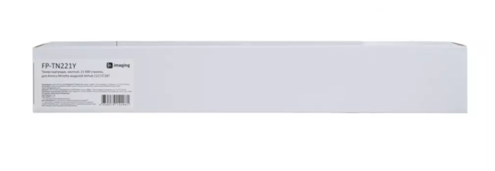 Тонер-картридж Fplus FP-TN221Y желтый, 21 000 страниц, для Konica Minolta моделей bizhub C227/C287