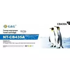 Тонер-картридж G&amp;G NT-CB435A для HP LaserJet P1005, 1006, 1007, 1008