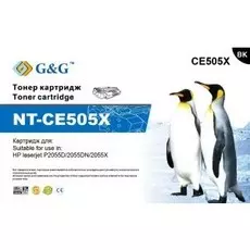 Тонер-картридж G&amp;G NT-CE505X для HP laserjet P2055D/2055DN/2055X