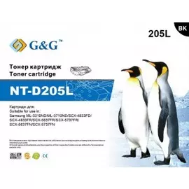 Тонер-картридж G&G NT-D205L для Samsung ML-3310/3312/3710/3712, SCX-4833/4835/5637/5639/5737/5739